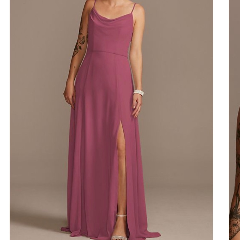 Bridesmaids dress. David’s bridal. Chianti. Size 10.
